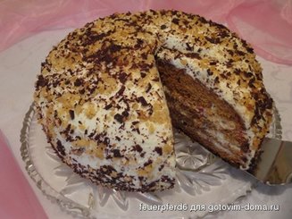 Легкий  медовик (жидкое тесто)