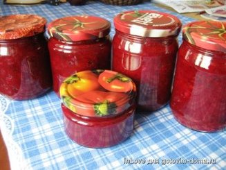 Свекла в аджике