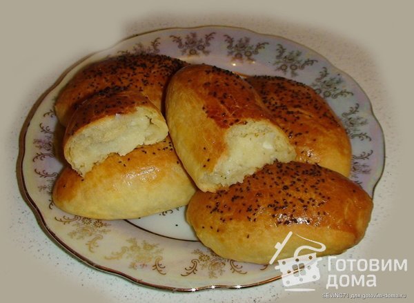 Пирожки пышные с картофельной и капустной начинкой фото к рецепту 2