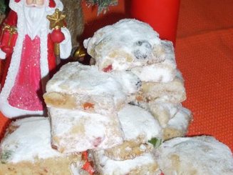 Рождественское  немецкое печенье "Mini-Stollen"
