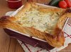 Рыбный пирог с плавленым сыром