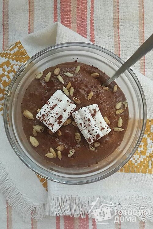 Горячий сладкий шоколад без сахара