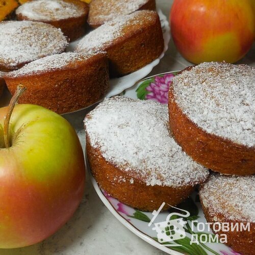 Вкусные и нежные Яблочные Кексы