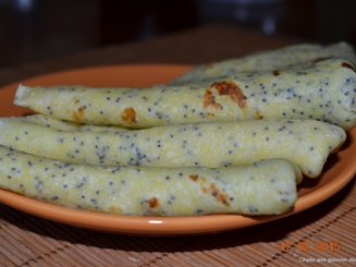 Кукурузные блины с маком