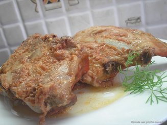Рёбрышки в помидорном маринаде