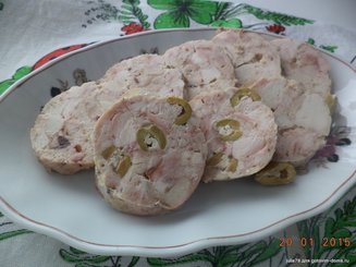 Колбаса куриная домашняя быстрого приготовления