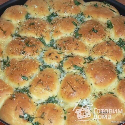 Пампушки чесночные