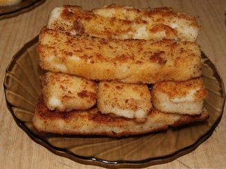 Манные ломтики в панировке = Гриссики (Grießschnitten)