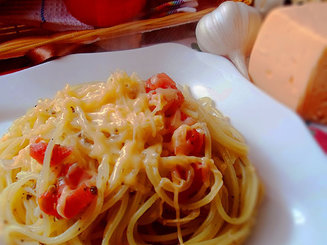 One Pan Pasta (паста и соус в одной сковороде)