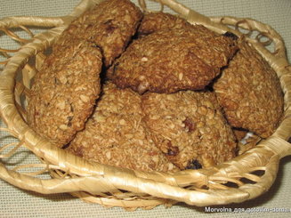 Овсяное печенье без муки и сахара