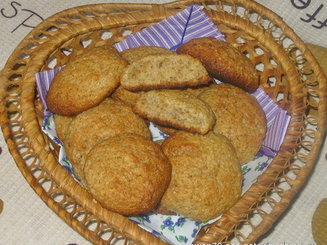 Овсяное печенье с цельнозерновой мукой