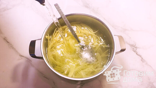 Китайский салат из сырой картошки фото к рецепту 2