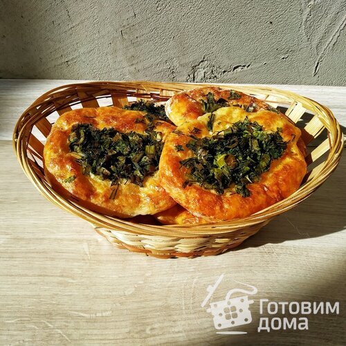 Сырные бублики (баранки) с зеленью