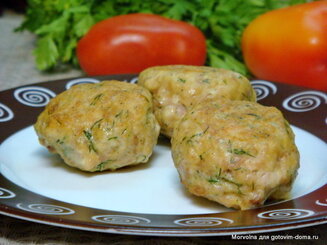 Куриные котлеты с кукурузной мукой