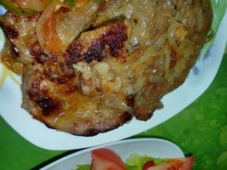 Отбивные из печени