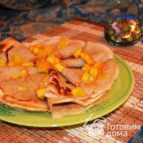 Блины молочные по-индийски