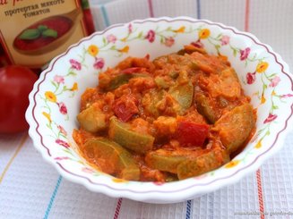 Кабачки тушёные