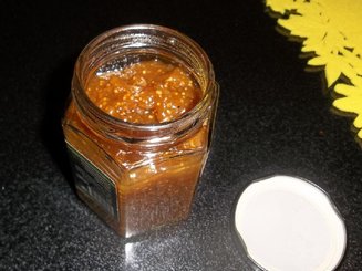 Инжирная горчица (с сушеным инжиром)