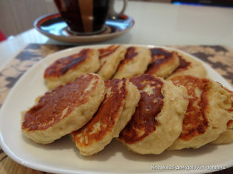Сырники из творога с яблоками