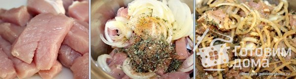 Картофельный салат с мясом гирос и дзадзики (тцацики) фото к рецепту 2