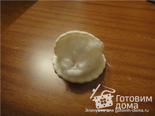 Жемчужина в ракушке (украшение из мастики) фото к рецепту 7