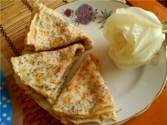 Французские маковые блинчики