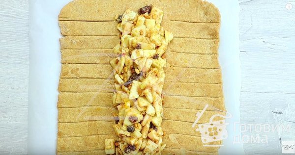 Яблочный штрудель самый вкусный и красивый в мире фото к рецепту 4