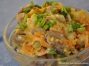 Грибной салат с сыром, морковью и солеными огурцами от Sindirella Грибной салат с сыром, морковью и солеными огурцами от Sindirella