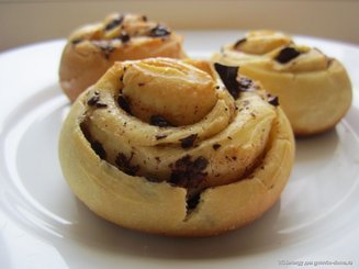 Булочки с корицей и шоколадом