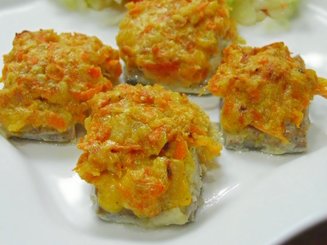 Скумбрия с овощами