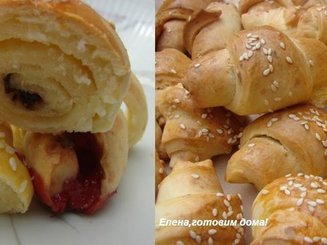 Рогалики с фетой