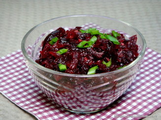 Салат из тертой свеклы