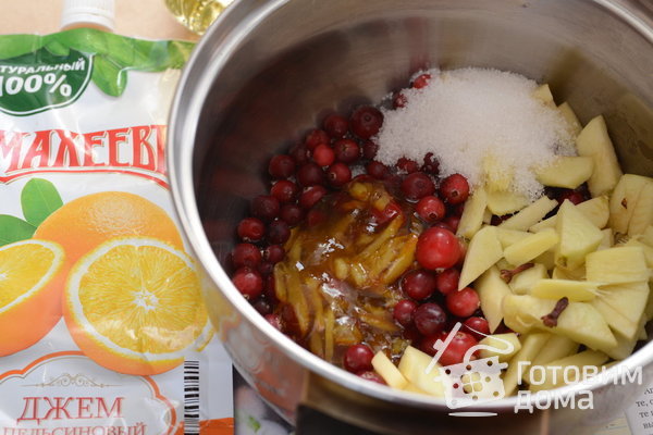 Закуска с паштетом и клюквенным чатни фото к рецепту 2