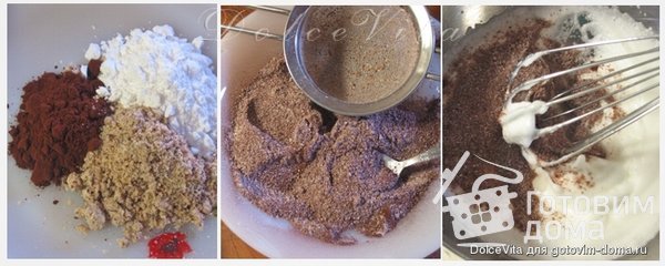 Тёплый шоколадный десерт с грушами фото к рецепту 2