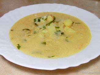 Сырные щи