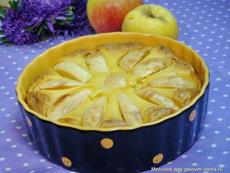 Творожная запеканка с кукурузной мукой