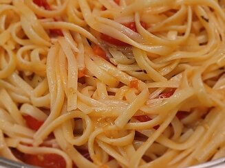 One Pan Pasta (паста и соус в одной сковороде)