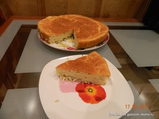 Капустный пирог для ленивых