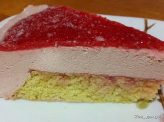 Délice au cassis - Торт-мусс с чёрной смородиной (2 варианта)