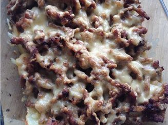 Запеканка из мясного фарша "Любительская"