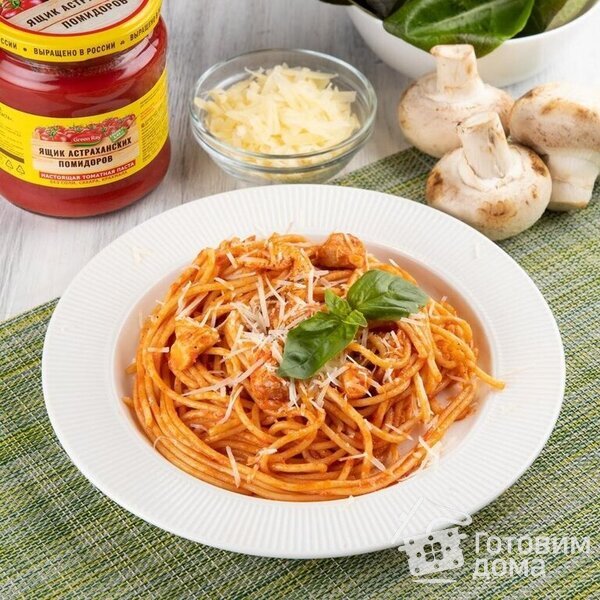 Рецепт классического соуса для спагетти с томатной пастой фото к рецепту 5