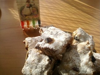 Рождественское  немецкое печенье "Mini-Stollen"