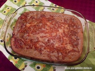 Рыбный заливной пирог с пряностями
