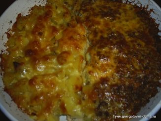 Гречневая запеканка с курицей и грибами