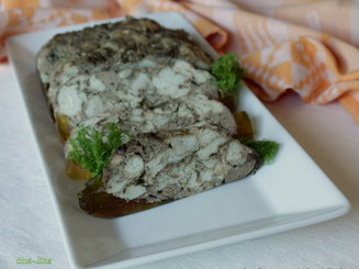 Куриная ветчина с сердечками