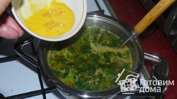 Зеленый суп со шпинатом фото к рецепту 7
