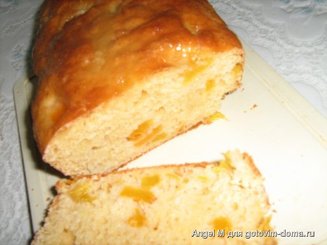 Кекс с персиками (низкокаллорийный)