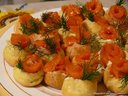 Профитроли с семгой и сливочным сыром от Маруся2010 Профитроли с семгой и сливочным сыром от Маруся2010