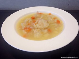 Суп с чечевицей и цветной капустой