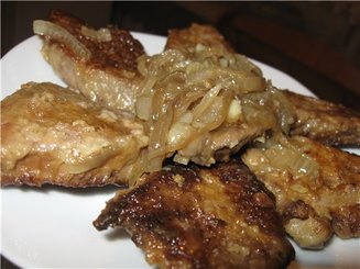 Отбивные из печени